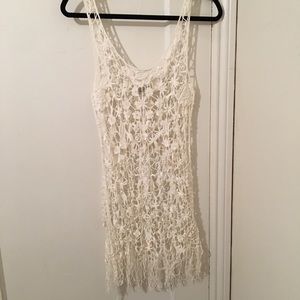 Free People Crochet Cover Up